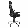 Homeroots 45 in. Foam, Polypropylene & Metal Office Chair with a High Back 333454